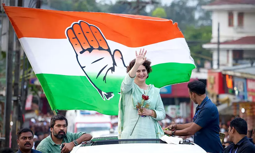 4,03,966 വോട്ടിന്‍റെ ഭൂരിപക്ഷത്തിൽ പ്രിയങ്ക ഗാന്ധിക്ക് മിന്നും വിജയം