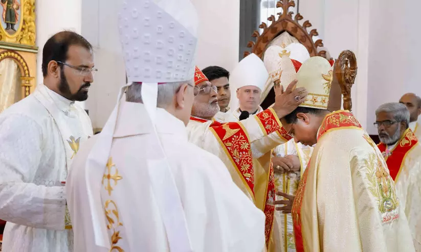 നിയുക്ത കർദിനാൾ ജോർജ് ജേക്കബ് കൂവക്കാട് മെത്രാപ്പോലീത്തയായി അഭിഷിക്തനായി