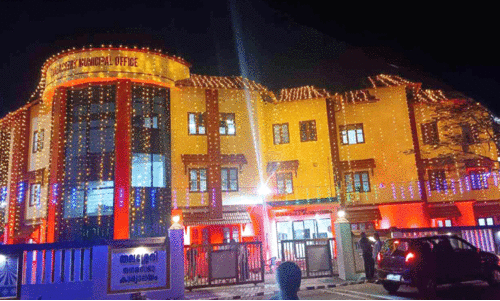 തലശ്ശേരി നഗരസഭക്ക് പുതിയ  കെട്ടിടമൊരുങ്ങി