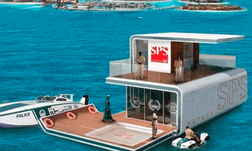 floting police station