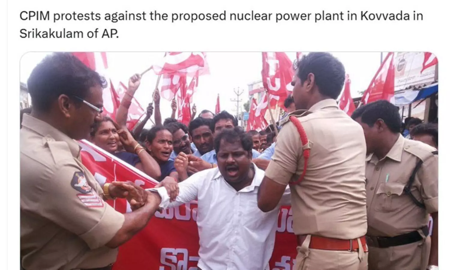 ആന്ധ്രയില്‍ സുരക്ഷിതമല്ലാത്ത ആണവ പദ്ധതി കേരളത്തില്‍ സുരക്ഷിതമാകുന്നതെങ്ങിനെ സഖാക്കളേ.......?