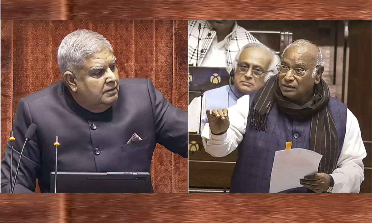 Mallikarjun Kharge-Jagdeep Dhankar