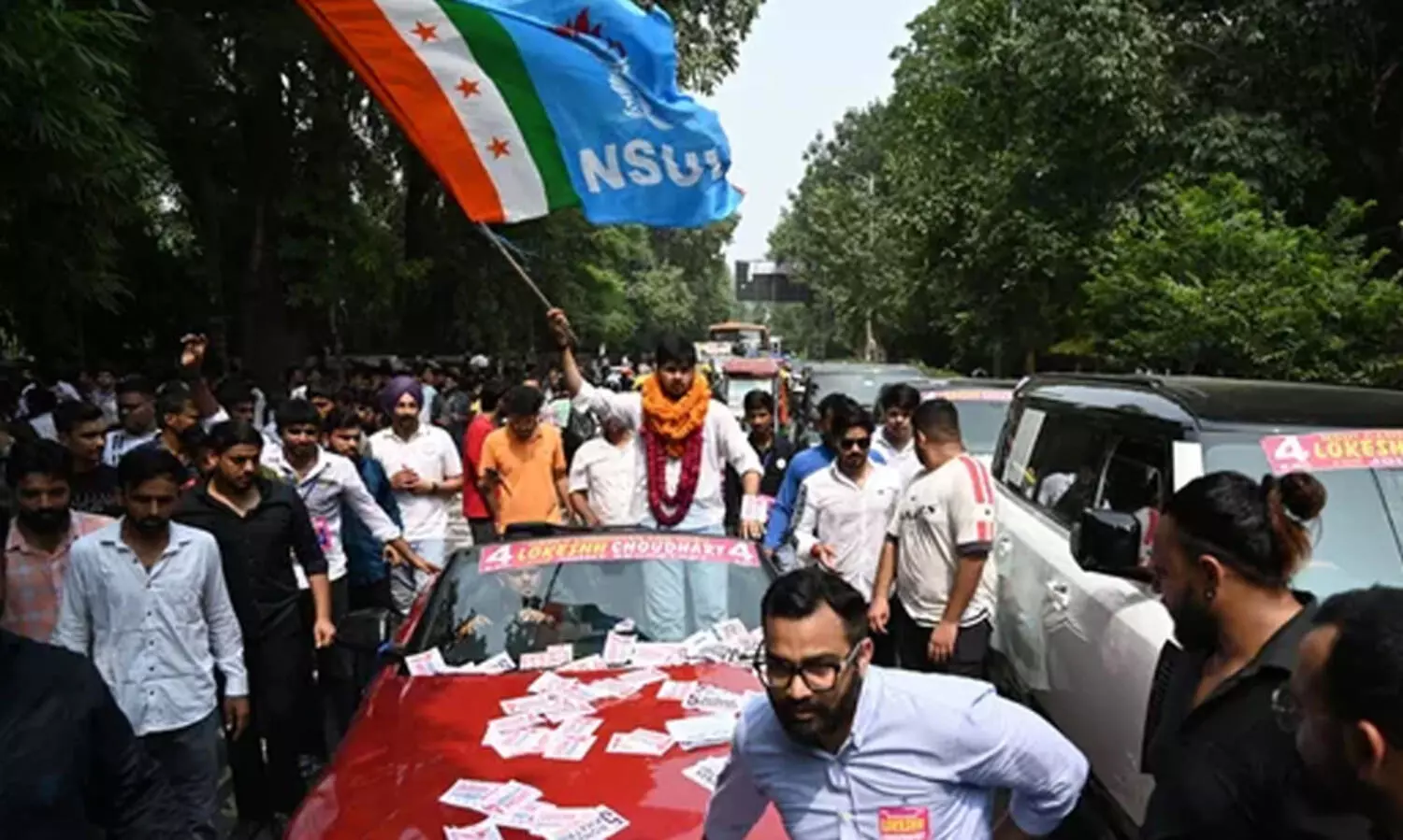 ഡൽഹി സർവകലാശാല: എൻ.എസ്.യുവിന് നേട്ടം