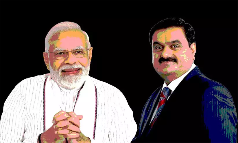 Gautam Adani and Narendra Modi