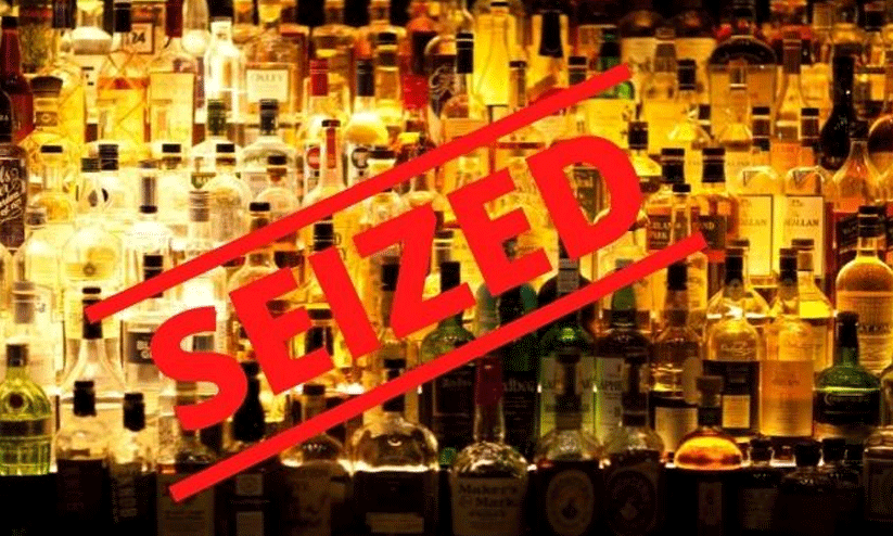 liquor seized