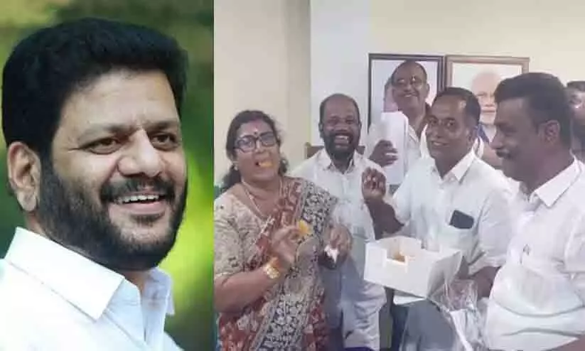പാലക്കാട് നഗരസഭ അധ്യക്ഷ ഉൾപ്പെടെ 18 ബി.ജെ.പി കൗൺസിലർമാരെയും സ്വാഗതം ചെയ്ത് കോൺഗ്രസ് നേതൃത്വം