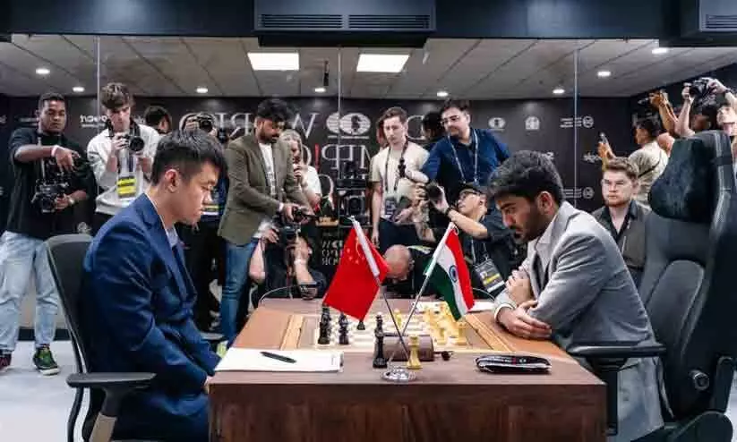 ലോക ചെസ് ചാമ്പ്യൻഷിപ്പിൽ ഗുകേഷിന് തോൽവിയോടെ തുടക്കം