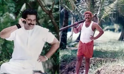 mammootty movie  Valliettans Some off-screen pic  went viral