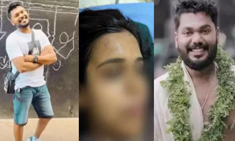 മീൻകറിക്ക് പുളിയില്ല എന്ന് പറഞ്ഞ് ആദ്യ മർദനം, അമ്മ വിളിച്ചതിനും മർദിച്ചു; പന്തീരാങ്കാവ് കേസിലെ യുവതിയുടെ പുതിയ പരാതിയിൽ ഭർത്താവിനെതിരെ നരഹത്യ ശ്രമത്തിന് കേസ്