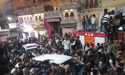 ഉദയ്പുർ കൊട്ടാരത്തിൽ കുടുംബ കലഹം, തെരുവിൽ സംഘർഷം; മൂന്ന് പേർക്ക് പരിക്ക്