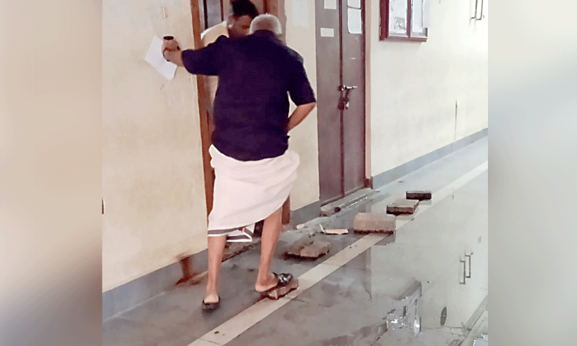 sewage infront of rto office