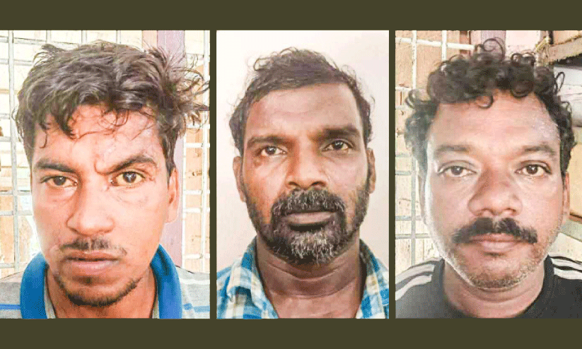 ഉയരപ്പാത നിർമാണ സ്ഥലത്ത്​ മോഷണം: മൂന്നുപേർ പിടിയിൽ