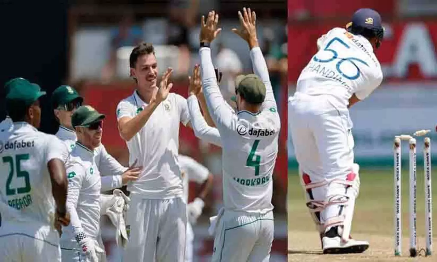 191 റൺസിന് പുറത്താക്കിയ ശ്രീലങ്കയെ 42 ൽ എറിഞ്ഞിട്ട് ദക്ഷിണാഫ്രിക്ക; മാർകോ ജാൻസന് ഏഴു വിക്കറ്റ്