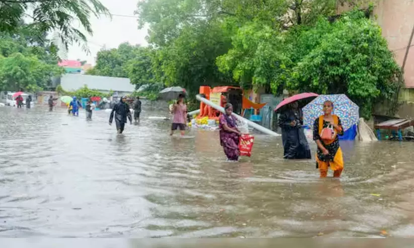 കനത്ത മഴയിൽ തമിഴ്നാട്: നിരവധി വീടുകള്‍ക്ക് കേടുപാടുകള്‍, 2000 ഏക്കറിലെ കൃഷി നശിച്ചു