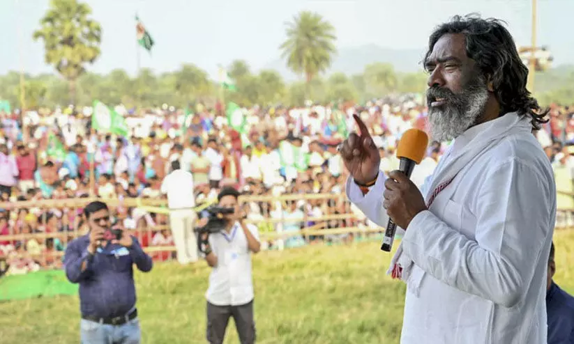‘ഝാർഖണ്ഡികളെ ഭിന്നിപ്പിക്കാനോ നിശബ്ദരാക്കാനോ കഴിയില്ല, ഐക്യമാണ് ഞങ്ങളുടെ ആയുധം’;  ബി.ജെ.പിക്കെതിരെ സോറൻ