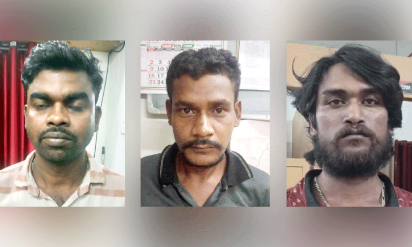 35 കിലോ കഞ്ചാവുമായി മൂന്നുപേർ പിടിയിൽ 35 കിലോ കഞ്ചാവുമായി മൂന്നുപേർ പിടിയിൽ