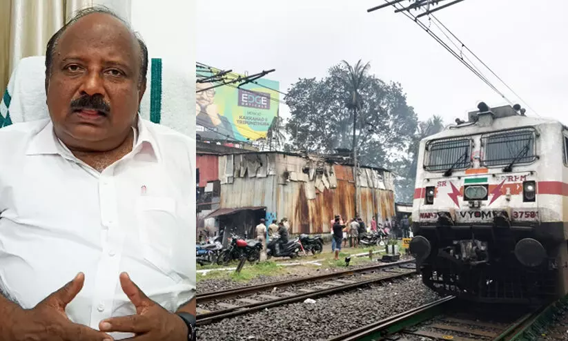 tj vinod and ernakulam south fire tj vinod and ernakulam south fire