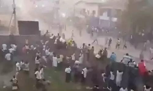 clash between football fans