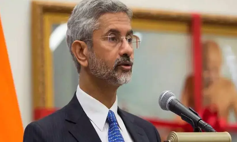 ചൈന അതിർത്തിത്തർക്കം: പ്രശ്നപരിഹാരത്തിന് പ്രതിജ്ഞാബദ്ധം - മന്ത്രി ജയ്ശങ്കർ