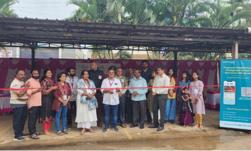 inauguration of medical camp