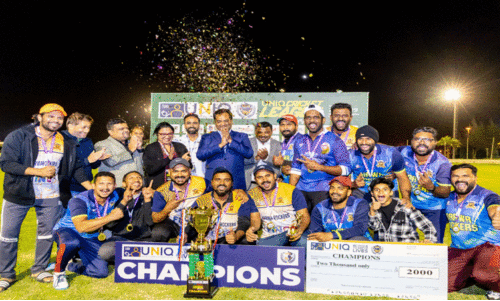 യു​നീ​ഖ് ക്രി​ക്ക​റ്റ്‌ ലീ​ഗി​ന് സ​മാ​പ​നം