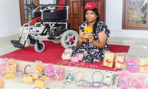 വൈകല്യങ്ങളെ തോൽപിച്ച കരവിരുതിന്‍റെ താളം