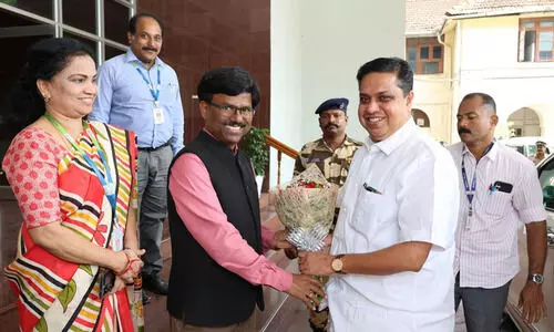 നിയമസഭാ സ്പീക്കർ എ.എൻ. ഷംസീർ കൊച്ചിൻ പോർട്ട് ട്രസ്റ്റിൽ സൗഹൃദ സന്ദർശനം നടത്തി