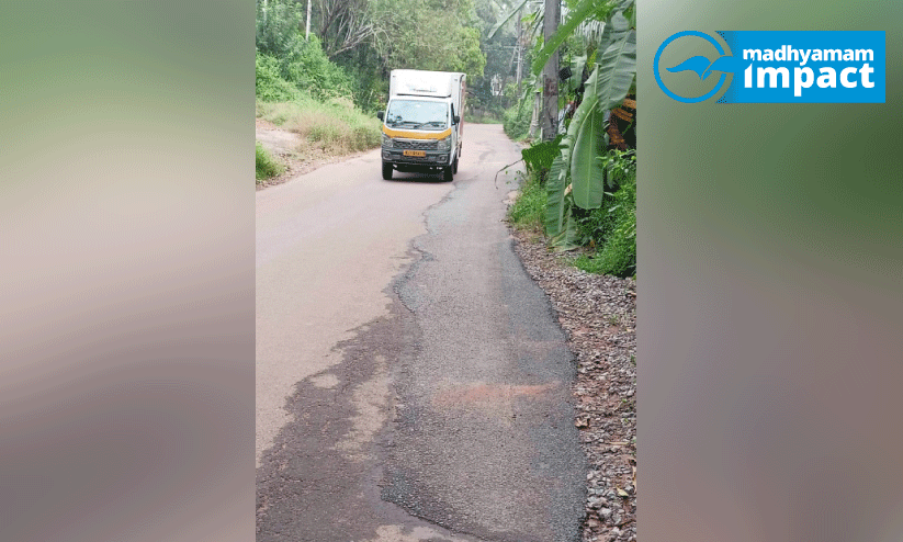 Relief for the travel woes on the Nanmanda-Patanilam road Relief for the travel woes on the Nanmanda-Patanilam road