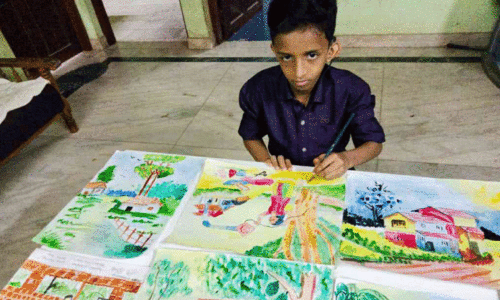 നാഫിഹിന്റെ ചി​​ത്രം ഇനി പാഠപുസ്തകത്തിൽ