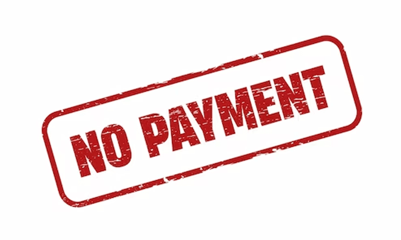 no payment no payment