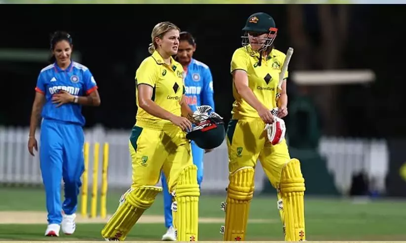 വനിതാ ഏകദിനം: ആസ്ട്രേലിയയോട് തോറ്റ് ഇന്ത്യ വനിതാ ഏകദിനം: ആസ്ട്രേലിയയോട് തോറ്റ് ഇന്ത്യ
