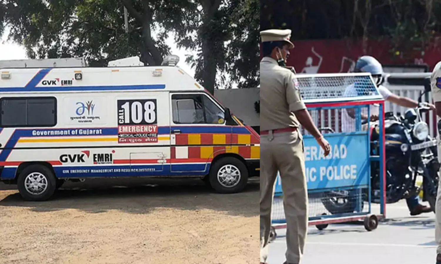 പുലർച്ചെ നാലു മണിക്ക് മൂടൽ മഞ്ഞിനിടയിലൂടെ സിനിമ സ്റ്റൈലിൽ ചേസിങ്: ആംബുലൻസ് മോഷ്ടാവിനെ പിടികൂടി തെലങ്കാന പൊലീസ്