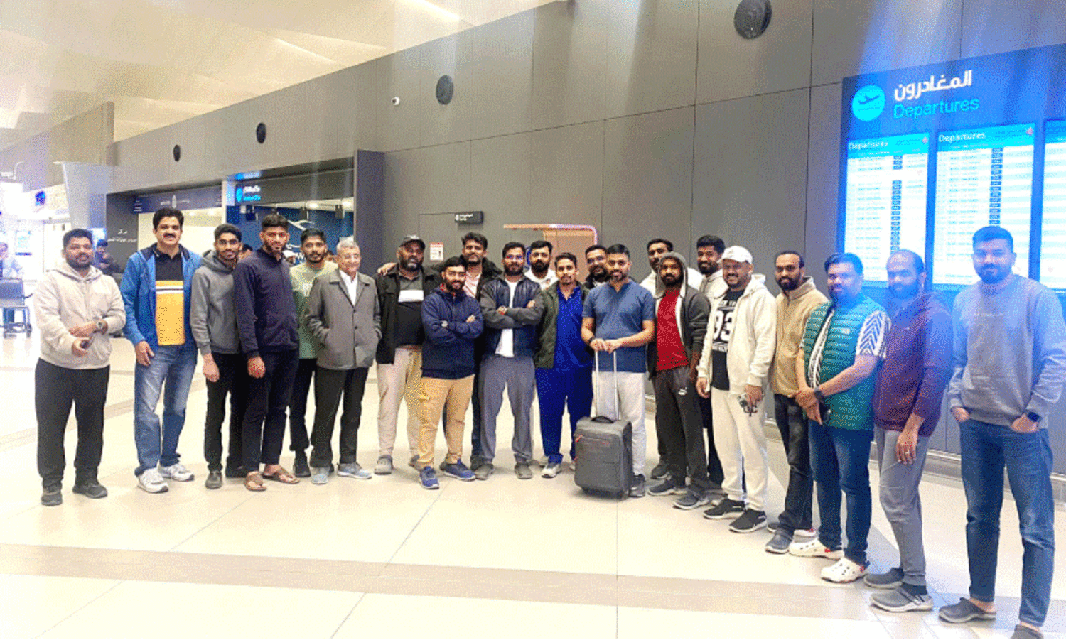 ന​ബീ​ൽ ക​ന​വ​ത്തി​ന് യാ​ത്ര​യ​യ​പ്പ് ന​ൽ​കി