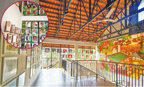 art gallery in karaparamba school