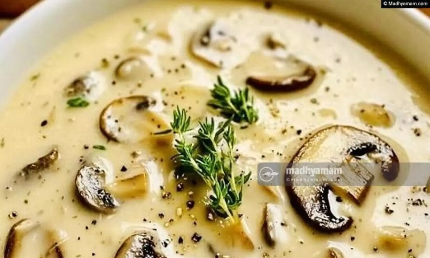 ചുടു ചൂടോടെ കുടിക്കാം നല്ല മഷ്റൂം സൂപ്പ് mushroom soup
