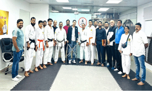 റൈ​ഫി​ൾ ഷൂ​ട്ട​ിങ് താ​രം സി​ദ്ധാ​ർ​ഥ് രാ​ജി​ന് സ്വീ​ക​ര​ണം