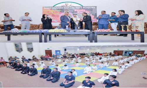 ബോ​ധി ധ​ർ​മ മാ​ർ​ഷ​ൽ ആ​ർ​ട്സ് അ​ക്കാ​ദ​മി ഗ്രേ​ഡി​ങ് ടെ​സ്റ്റും ചാ​മ്പ്യ​ൻ​ഷി​പ്പും