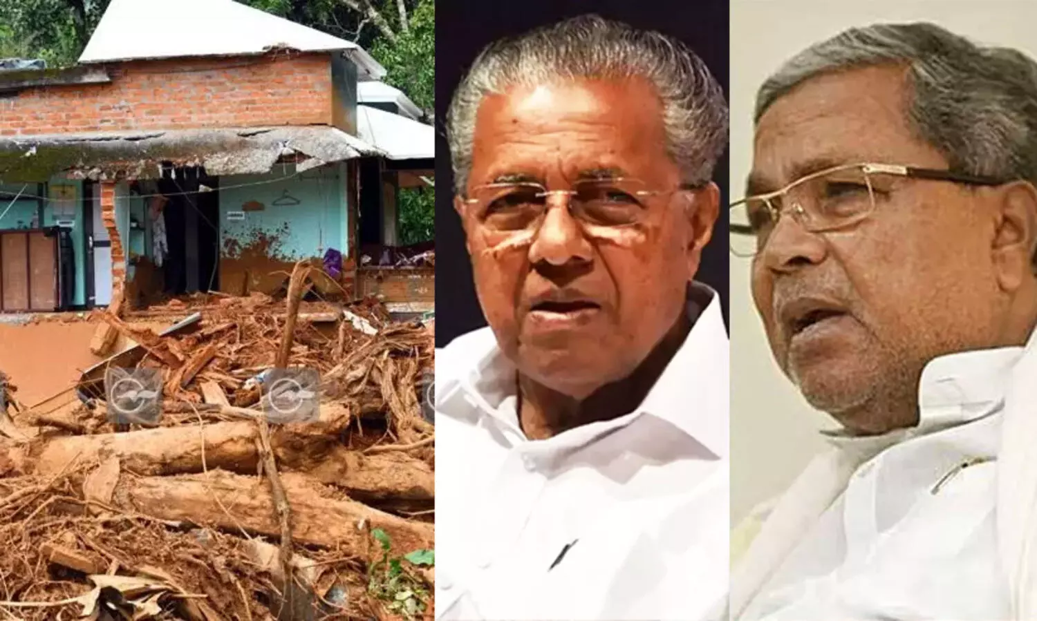 Wayanad Landslide, Pinarayi Vijayan, Siddaramaiah