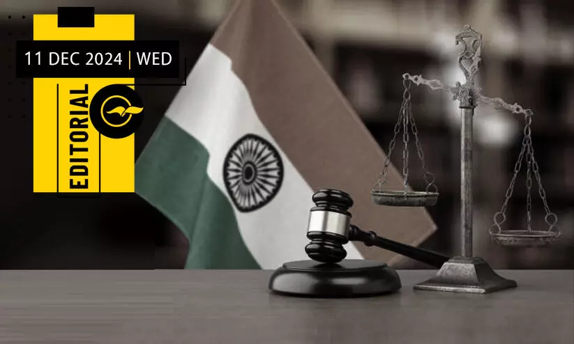 ജു​​ഡീ​​ഷ്യ​​റി​​യു​​ടെ നീ​​തി​​ബോ​​ധം വെ​​ല്ലു​​വി​​ളി​​ക്ക​​പ്പെ​​ടു​​ന്നു