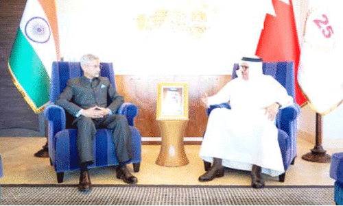 Bahrain-India Foreign Ministers meeting