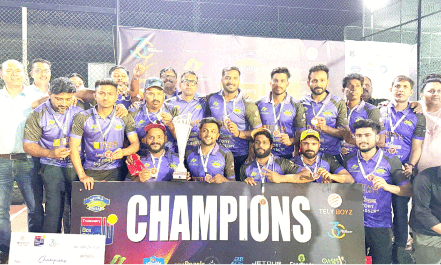 ടെ​ലി ബോ​യ്സ് ബോ​ക്സ് ക്രി​ക്ക​റ്റ്: സെ​ന്റ് ഫോ​ർ​ട്ടി​ന് ഹാ​ട്രി​ക് കി​രീ​ടം