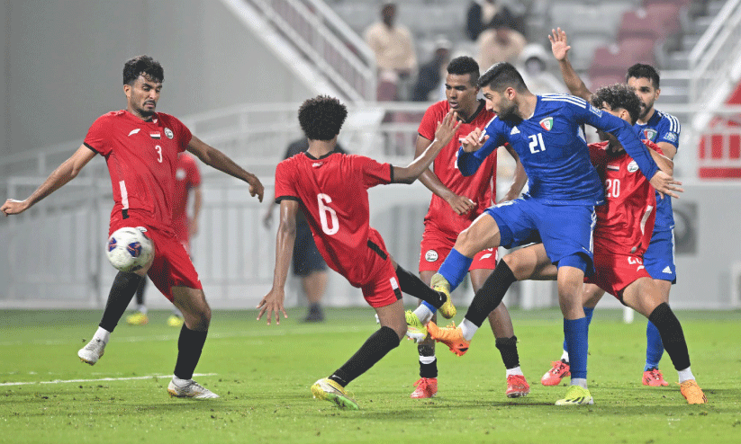 Kuwaiti team takes lead in Kuwait-Yemen friendly match