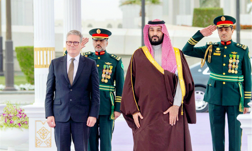 British Prime Minister in Riyadh