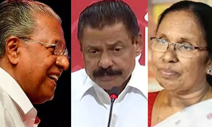 ‘ശൈലജയെ മാറ്റിനിർത്തി മന്ത്രിസഭ രൂപവത്കരിച്ചത് മണ്ടത്തരം, എം.വി. ഗോവിന്ദന്റെ കാർക്കശ്യം സെക്രട്ടറിക്ക് യോജിച്ചതല്ല’; സി.പി.എം ജില്ല സമ്മേളനത്തിൽ വിമർശനം