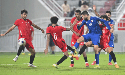 Kuwaiti team takes lead in Kuwait-Yemen friendly match