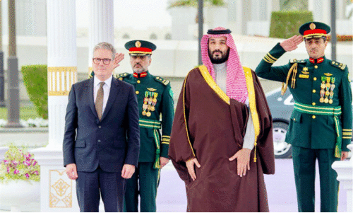 British Prime Minister in Riyadh