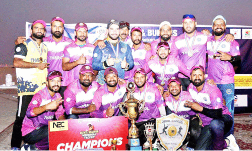 സു​നി​ൽ ജോ​ർ​ജ് മെ​മ്മോ​റി​യ​ൽ ട്രോ​ഫി: ത​രോ​ൾ സി.​സി ചാ​മ്പ്യ​ന്മാ​ർ