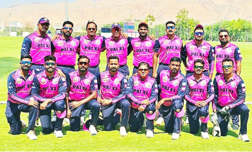 ഒ​മാ​ൻ എ ​ഡി​വി​ഷ​ൻ ക്രി​ക്ക​റ്റ്: തു​ട​ർ വി​ജ​യ​ങ്ങ​ളു​മാ​യി മ​ല​യാ​ളി ടീം ​പൈ ഇല​വ​ൻ