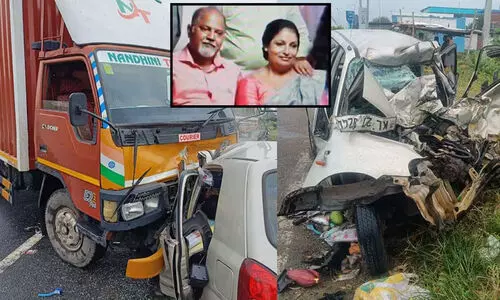 നഴ്സിങ് പരീക്ഷക്കുള്ള യാത്രക്കിടെ വൻദുരന്തം: പിഞ്ചുമകളെയും മാതാപിതാക്കളെയും നഷ്ടമായ അലീന ഗുരുതര പരിക്കേറ്റ് ആശുപത്രിയിൽ