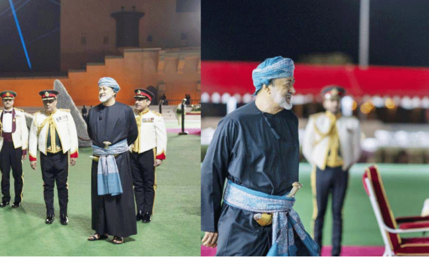 സു​ൽ​ത്താ​ന്റെ സാ​യു​ധ സേ​ന ദി​നാ​ച​ര​ണം; സു​ൽ​ത്താ​ൻ അ​ത്താ​ഴവി​രു​ന്ന് സം​ഘ​ടി​പ്പി​ച്ചു